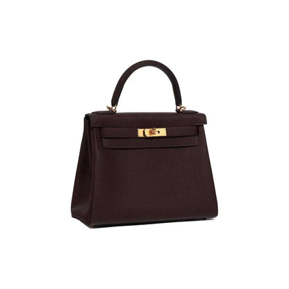 حقيبة يد HERMES Kelly 25 Togo باللون الأزرق الداكن