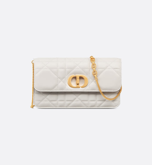 Miss Caro Pouch with Chain white