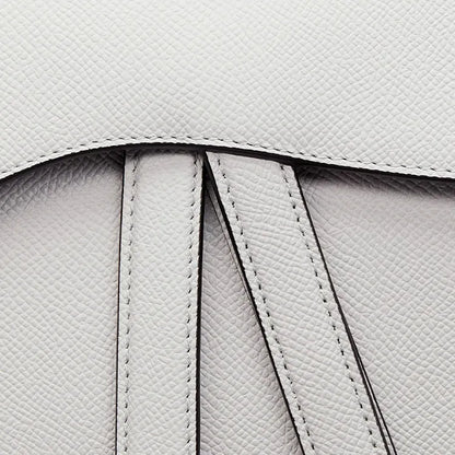 DIOR Saddle Calfskin Mist Gray Bag