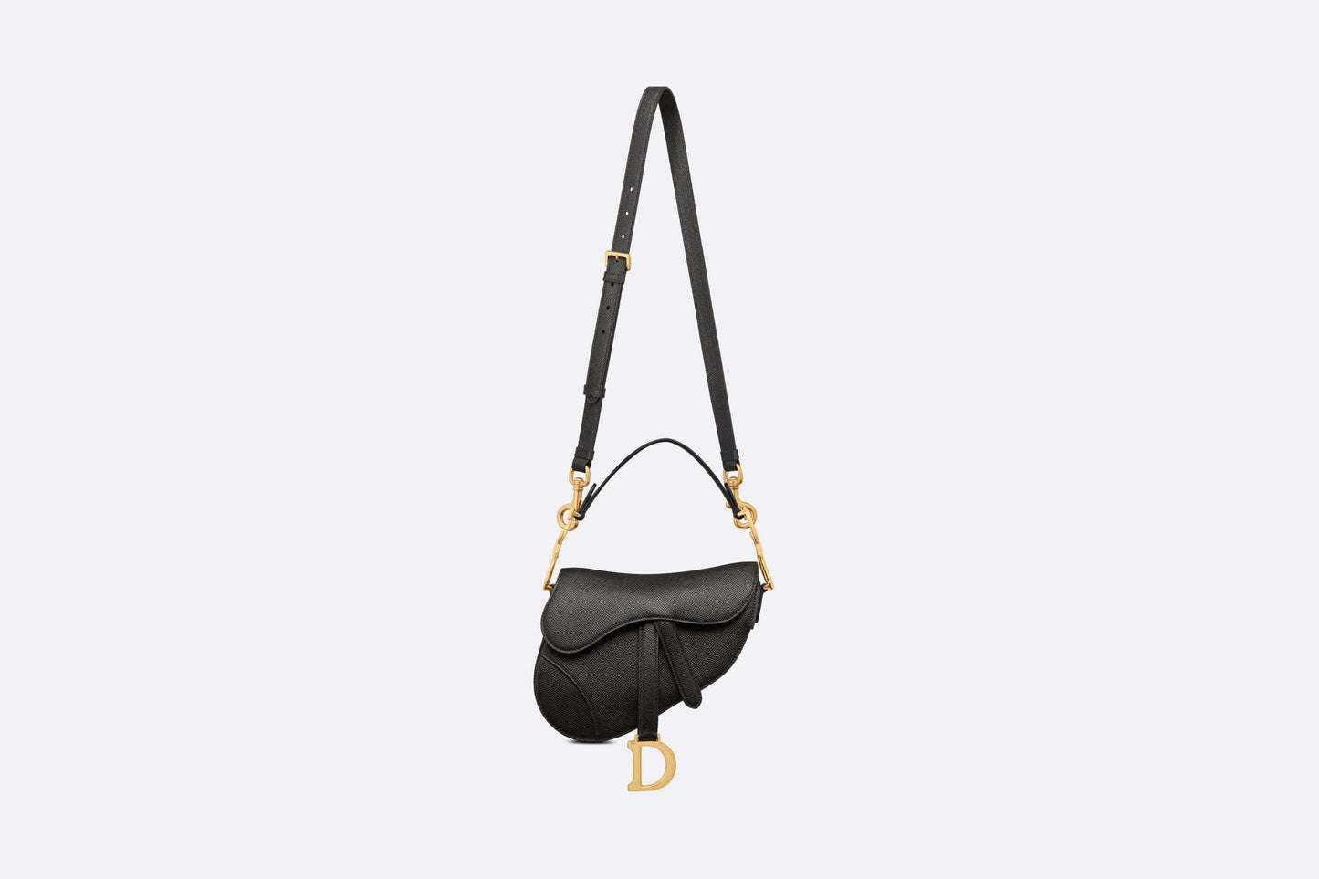 Dior  Mini Saddle Bag with Strap black