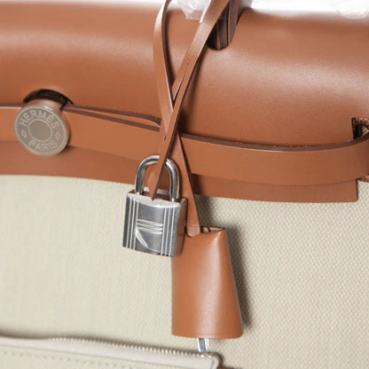 HERMÈS - BORSE Canvas Herbag 31