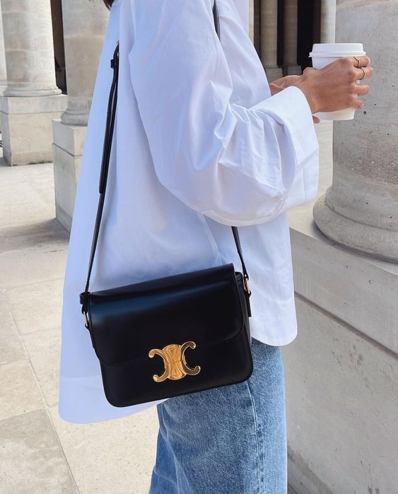 CELINE ‘Teen Triomphe Bag OUTFIT