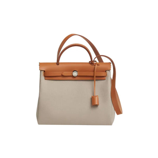 HERMÈS - BORSE Canvas Herbag 31