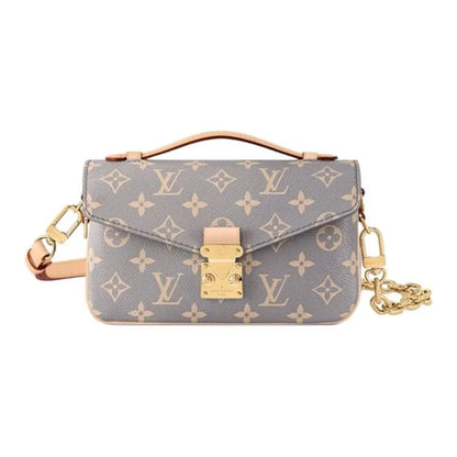 Louis Vuitton shoulder bag – blue-gray canvas