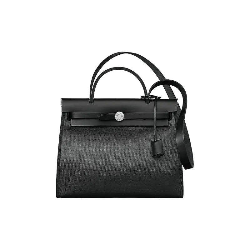 Hermes Herbag 39 shiny black