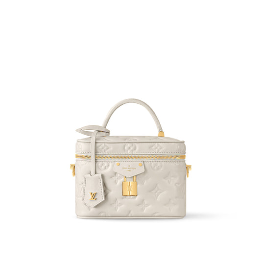 Louis Vuitton 'Vanity PM' bag – cream puffed leather