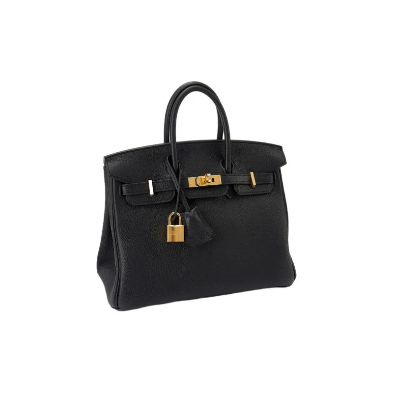 HERMES Birkin Bag black togo Leather Handbag (20,25,30,35) silver hardware